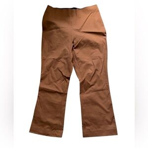 a new day Rust Ankle Pants- Elastic waist
